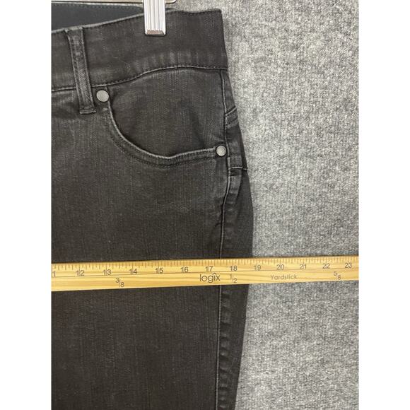 Torrid Bombshell Flare High-Rise Jean Size 12T Premium Stretch Black Retail $90 - Picture 6 of 13
